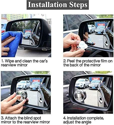 2 pcs Car Blind Spot Mirrors
