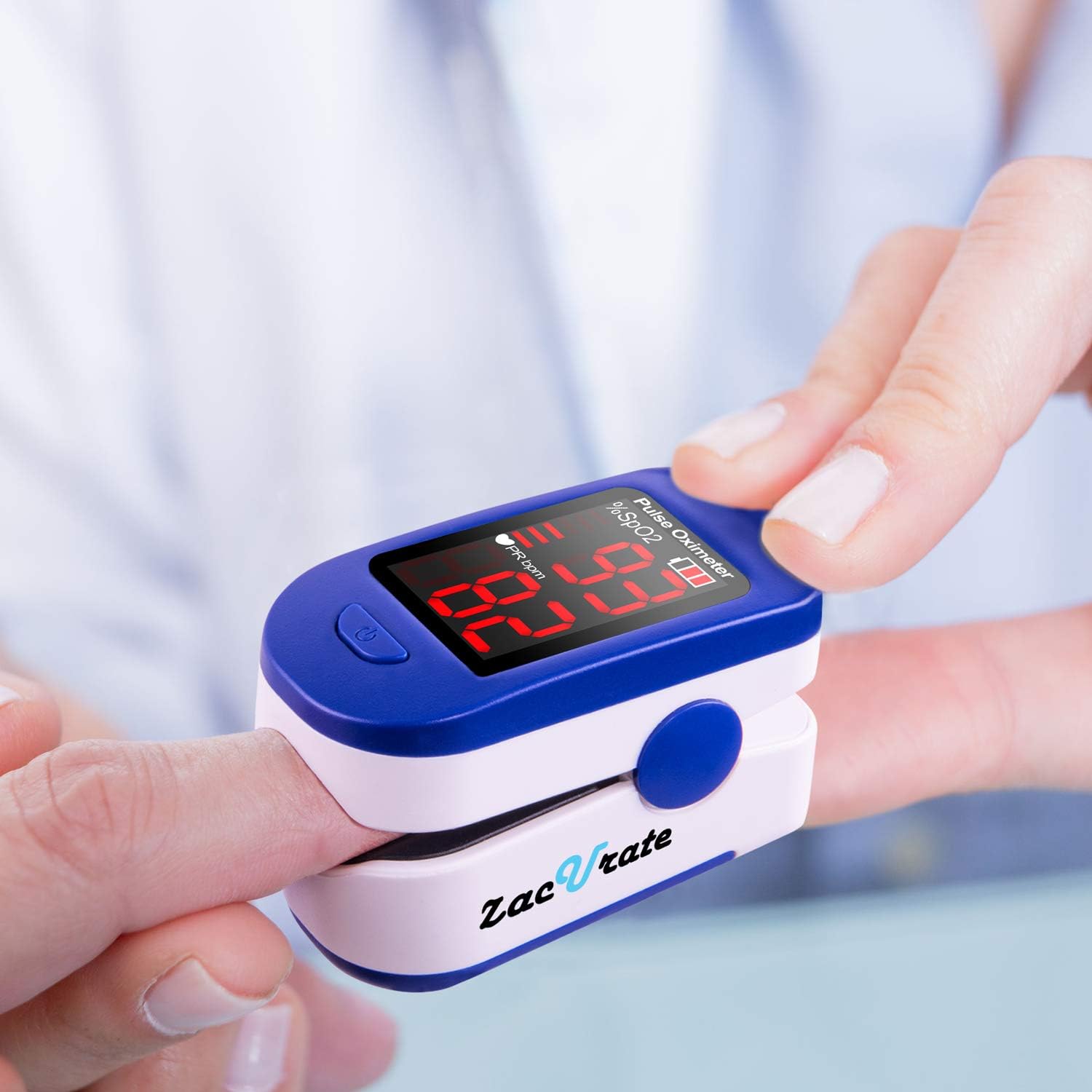 500BL Fingertip Pulse Oximeter Blood Oxygen Saturation Monitor