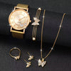 6PCS/Set Fashion Heart Women's Watch