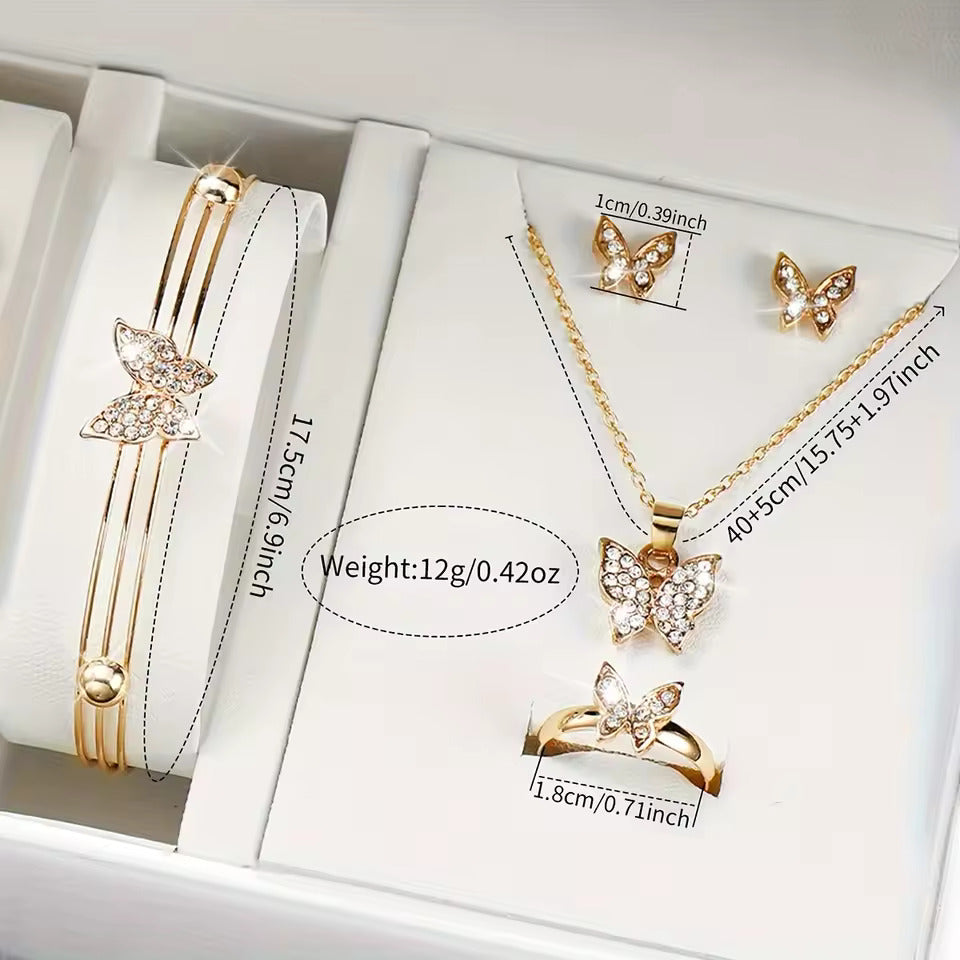 6PCS/Set Fashion Heart Women's Watch