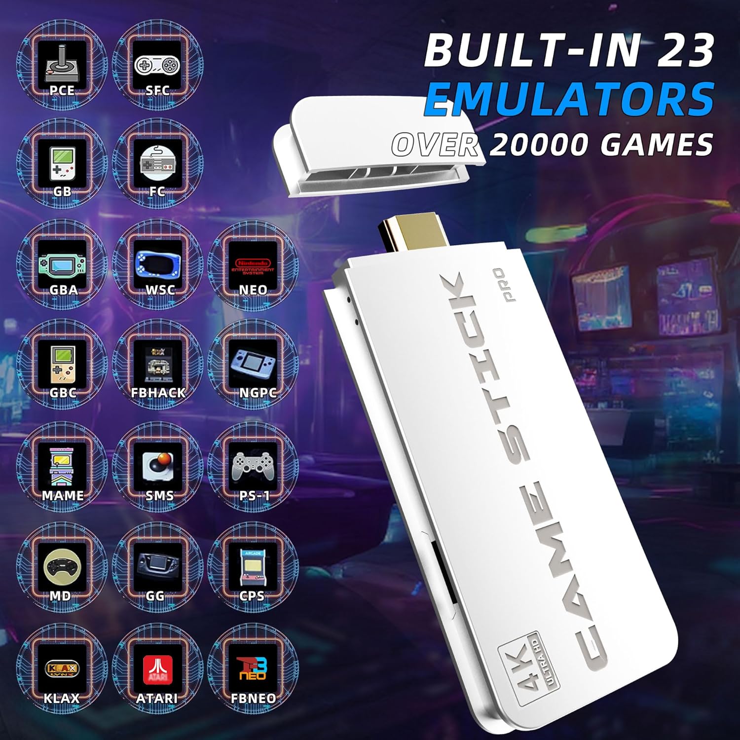 2025 New Retro Game Console | 20,000+ Games and 23 Emulators