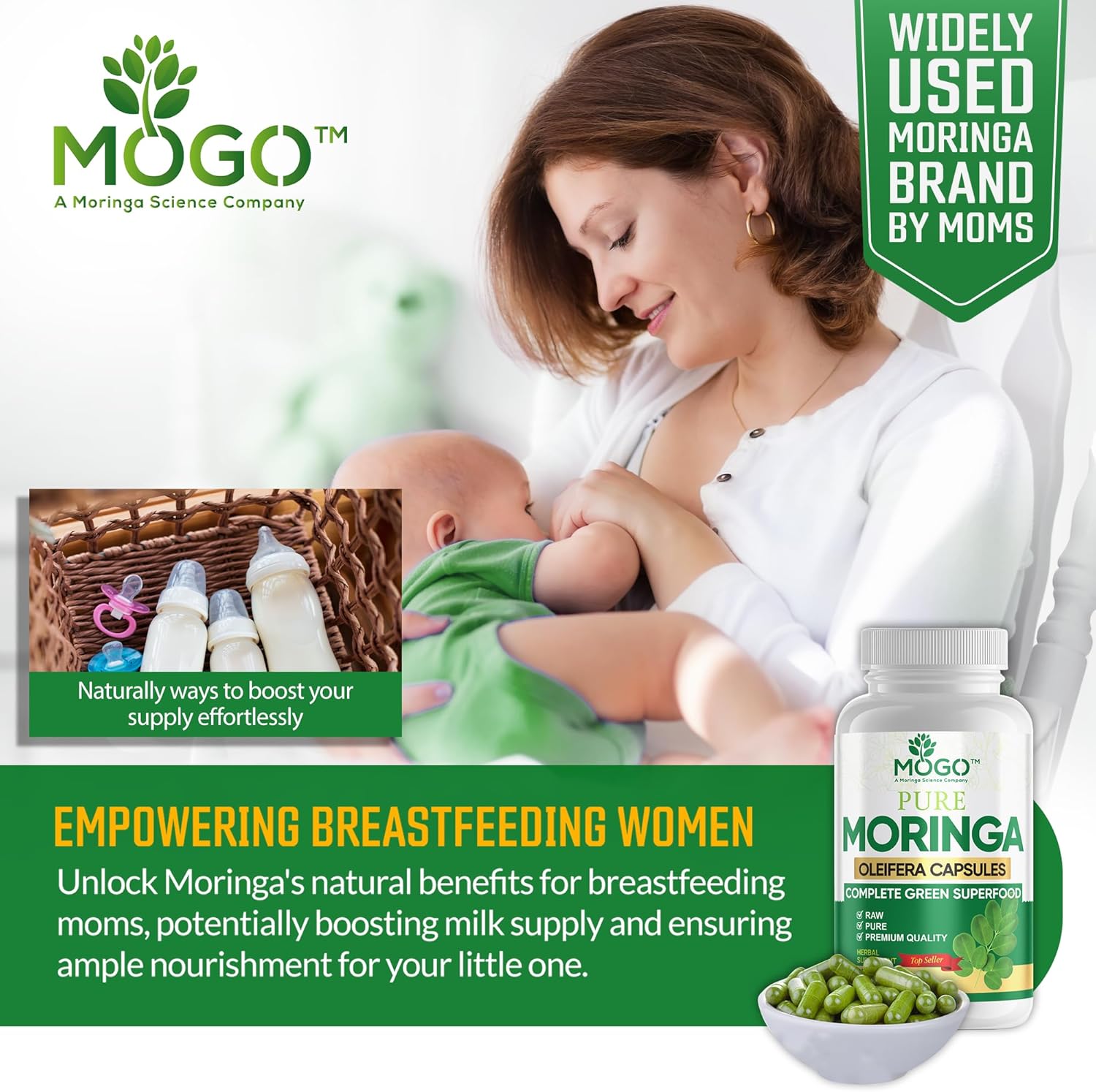 100% Organic Moringa Capsules! Unlock Nature’s Superpower